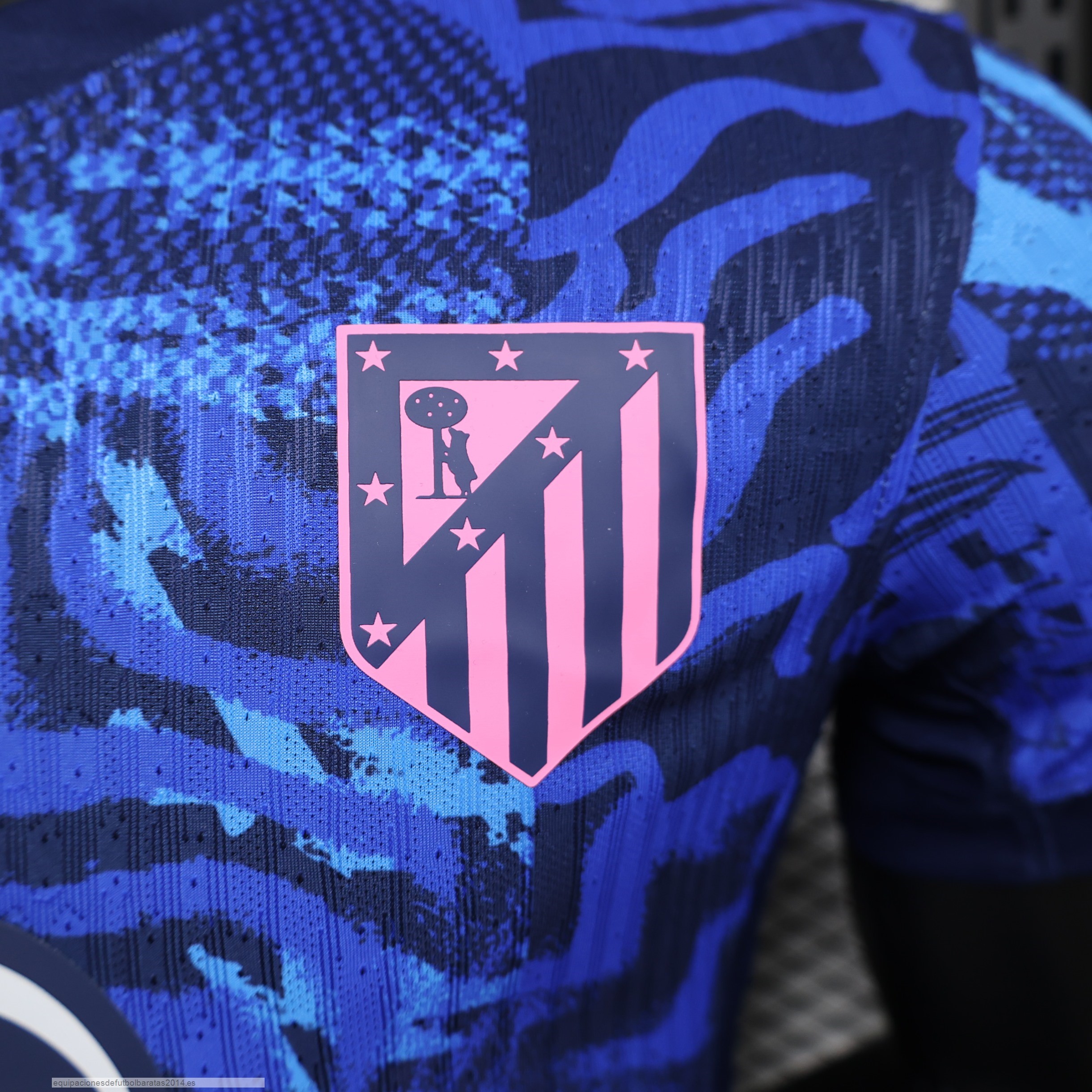 Nuevo Tailandia 3ª Jugadores Camiseta Atletico Madrid 24/25 Azul Baratas
